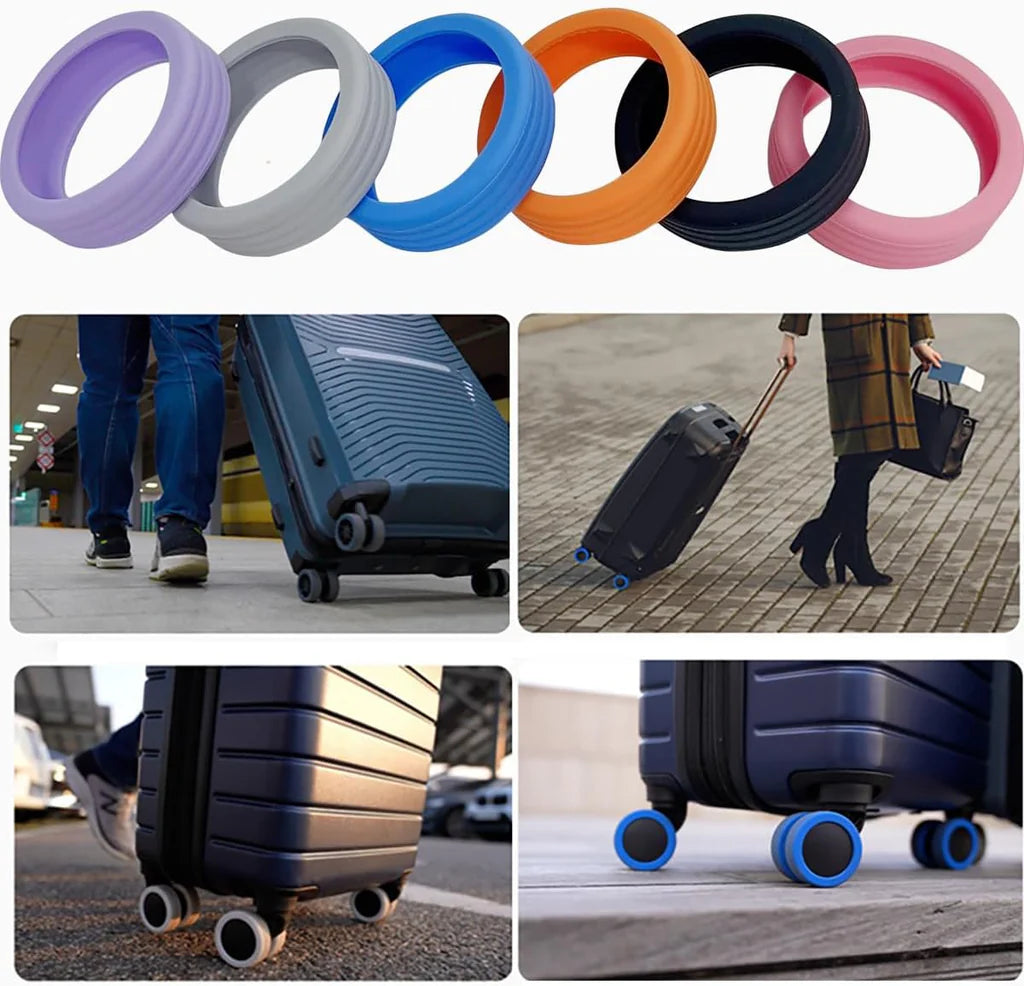 TravelShield™ Silicone Wheel Covers