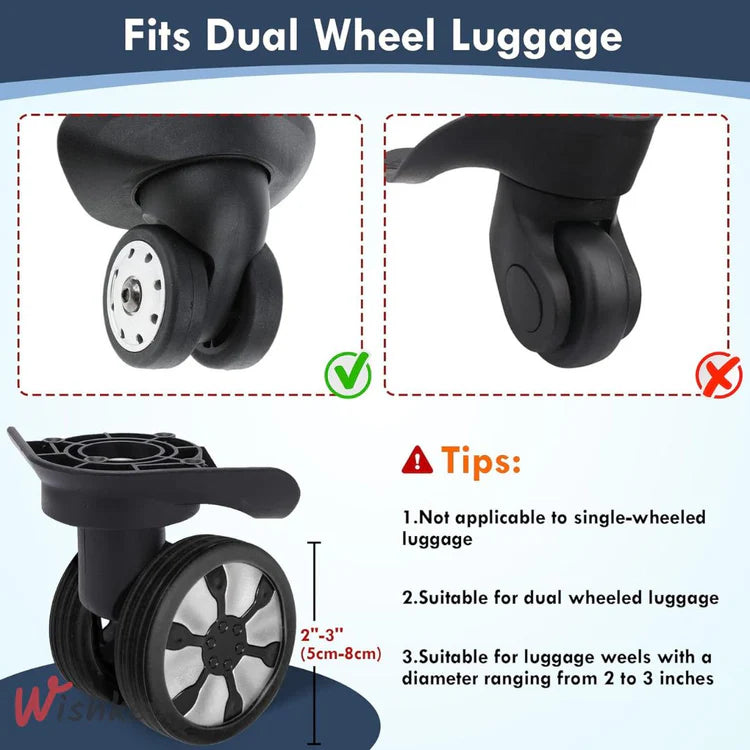 TravelShield™ Silicone Wheel Covers