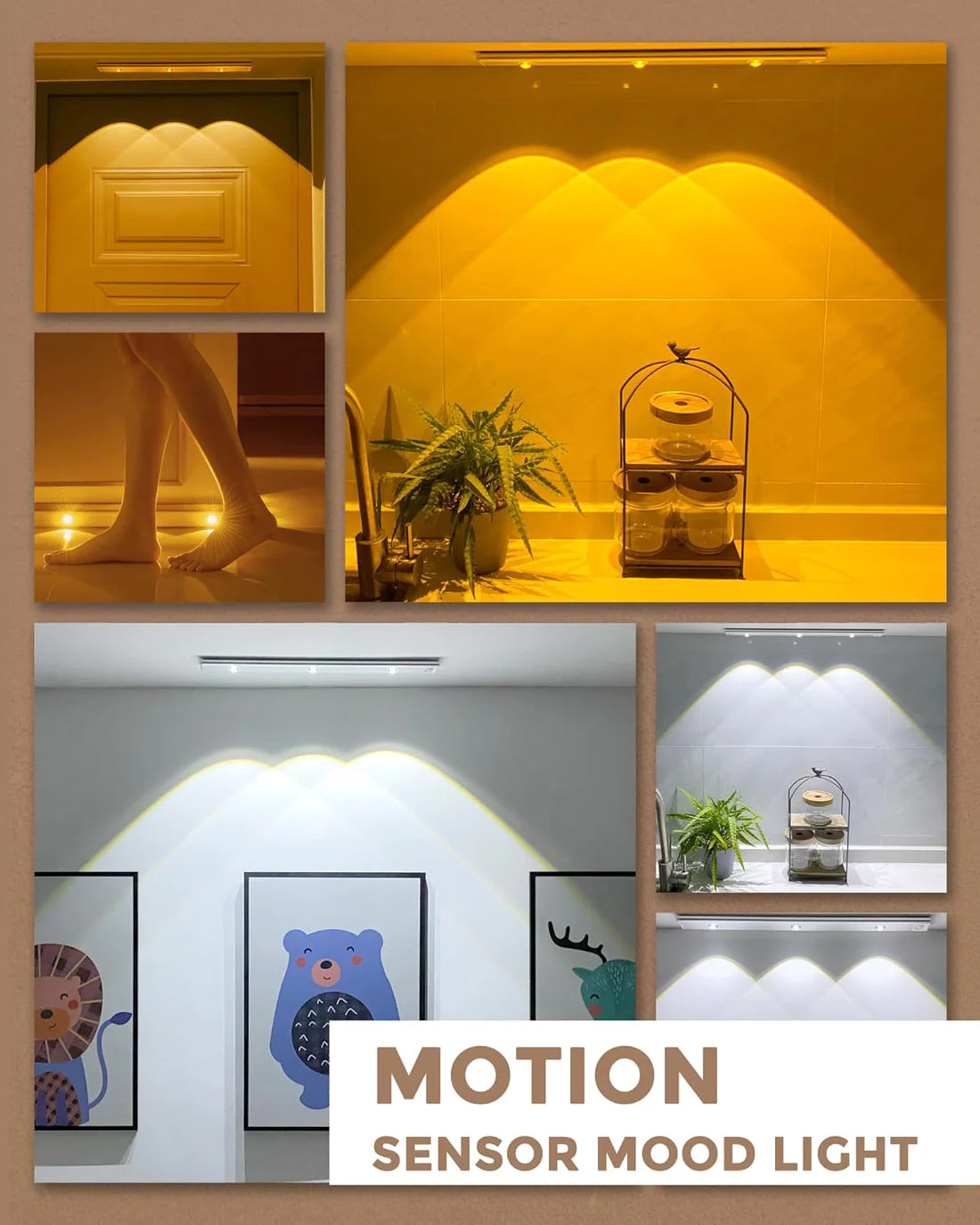 Luminova™ | Smart Motion-Activated Under Cabinet Lights